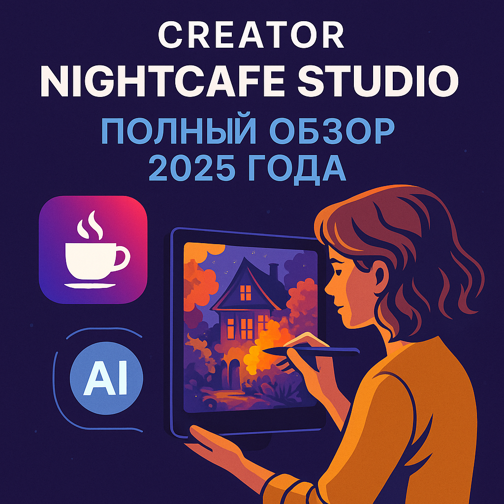 NightCafe Studio — обзор AI-генератора изображений 2025