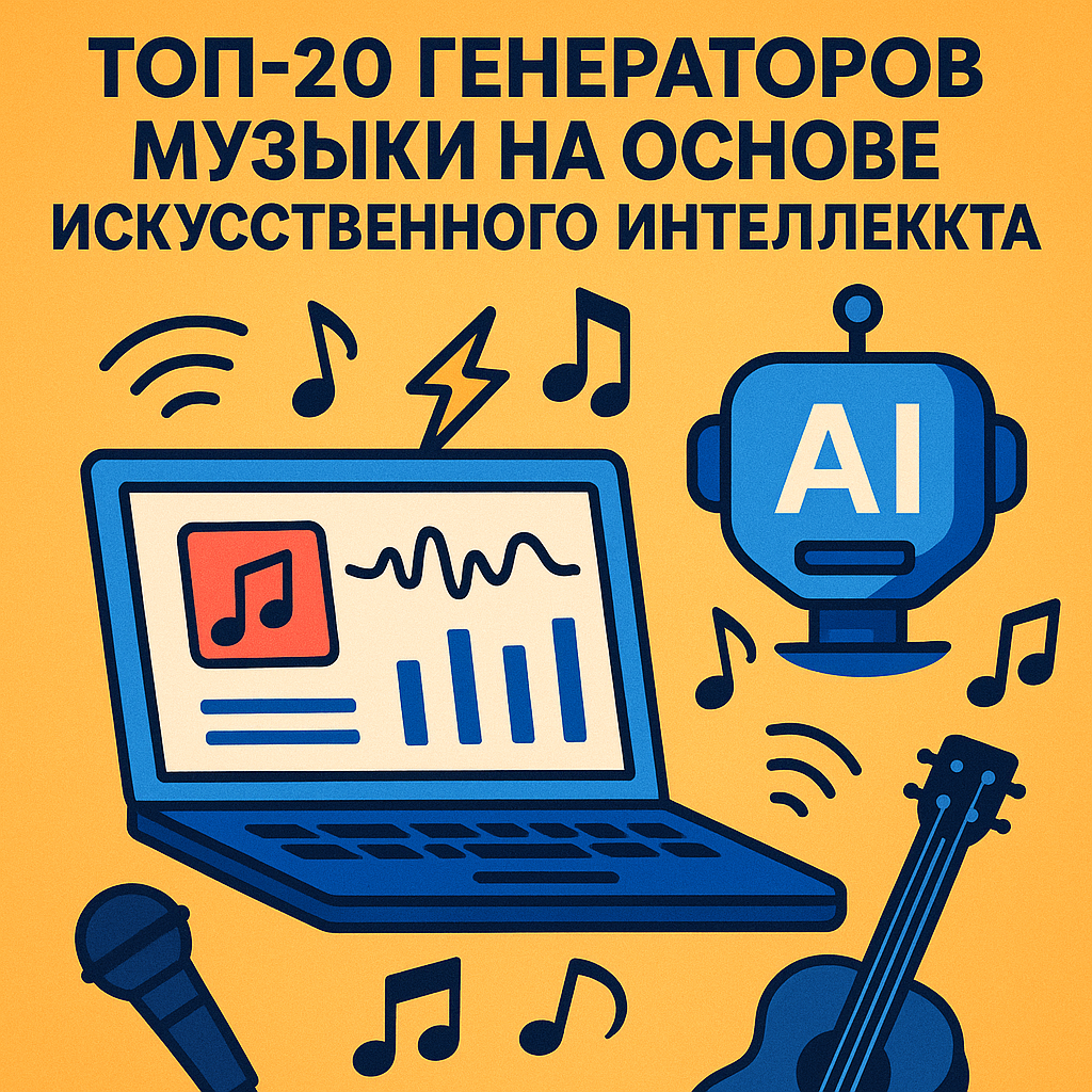 ТОП-20 AI-генераторов музыки (2025)