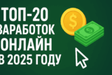 🌍 ТОП-20 заработок онлайн в 2025 году